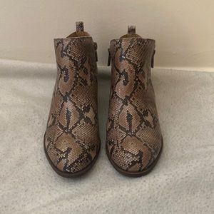 Snake Skin Lucky Brand Boots!!